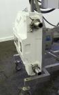 Used Waston-Marlow Hose Pump. 2’’ Tri-clamp inlet/outlet. Driven by a 5 hp, 3/60/230/460 volt, 1750 rpm gear motor, ratio 37.23 to 1. Includes an Allen-Bradley 1336 Plus II drive. Mounted on a stainl...