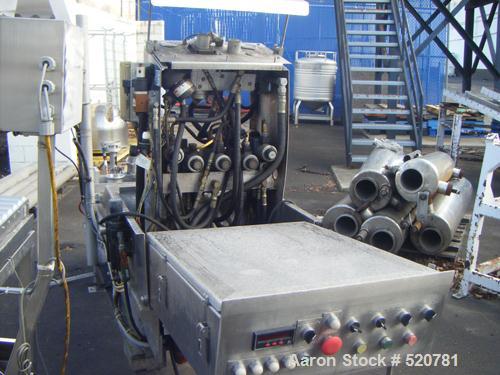 USED: Marlen piston pump, model 629. 6" diameter, stainless steel, continuous duty. Last used on jelly/food product.