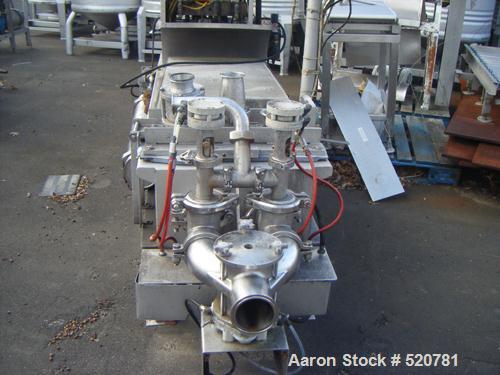 USED: Marlen piston pump, model 629. 6" diameter, stainless steel, continuous duty. Last used on jelly/food product.