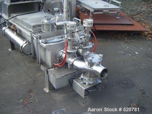 USED: Marlen piston pump, model 629. 6" diameter, stainless steel, continuous duty. Last used on jelly/food product.