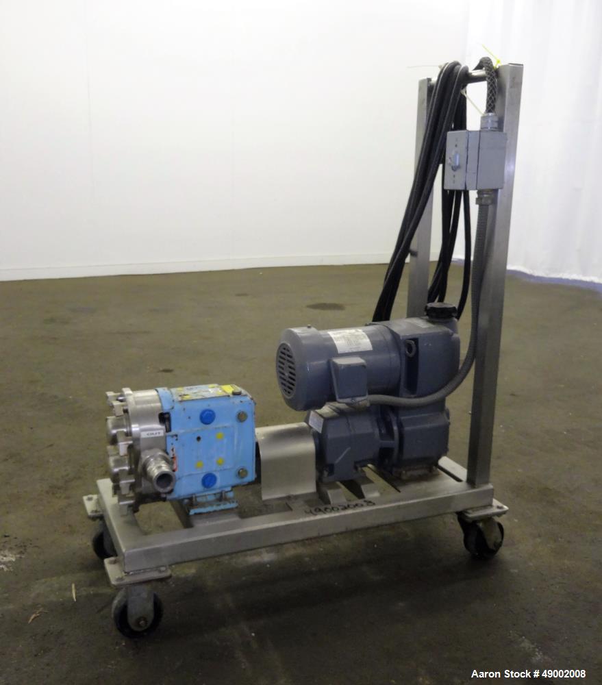 Used Waukesha Cherry Burrell Positive Displacement Pump, Model 30
