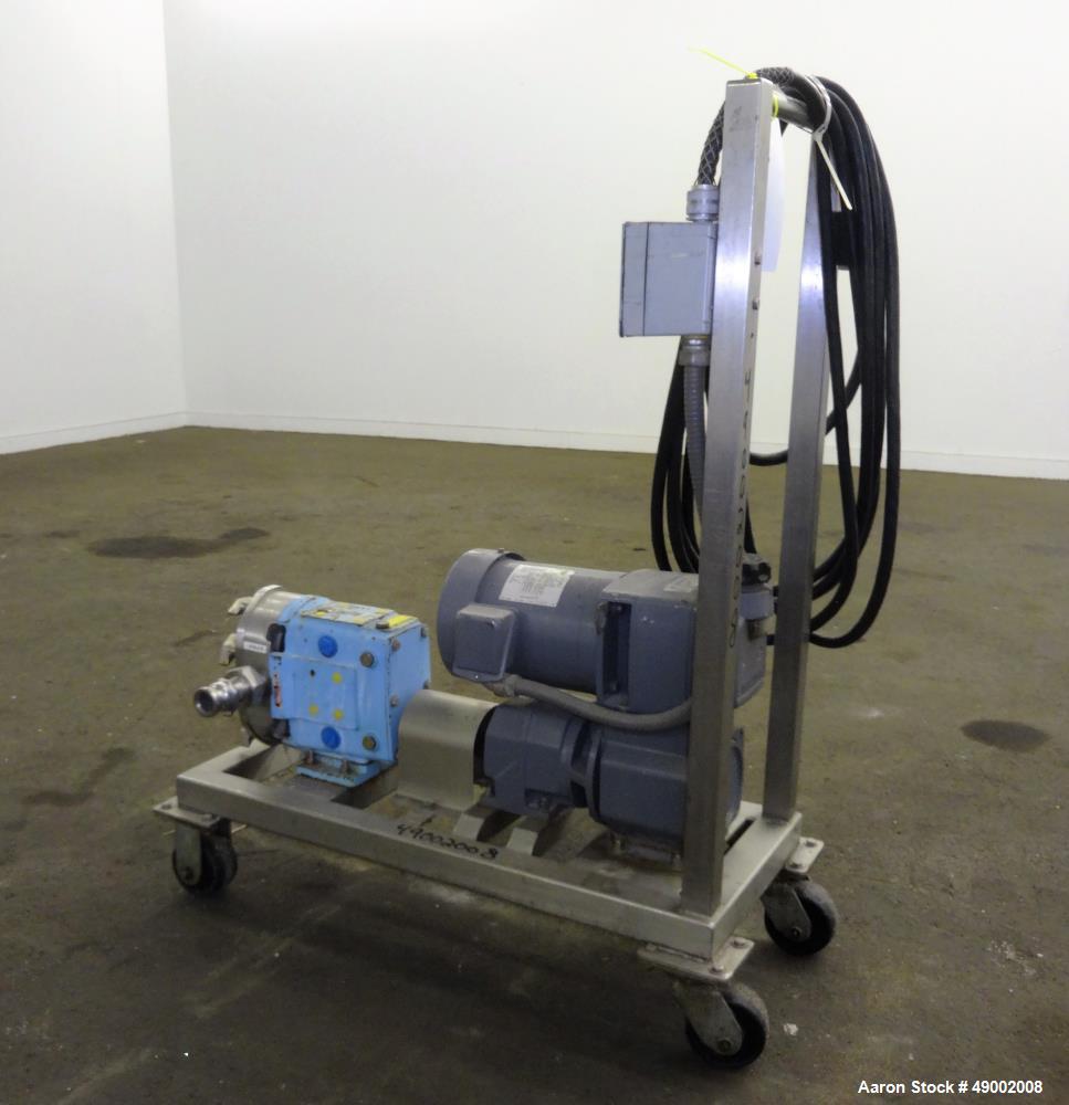 Used Waukesha Cherry Burrell Positive Displacement Pump, Model 30