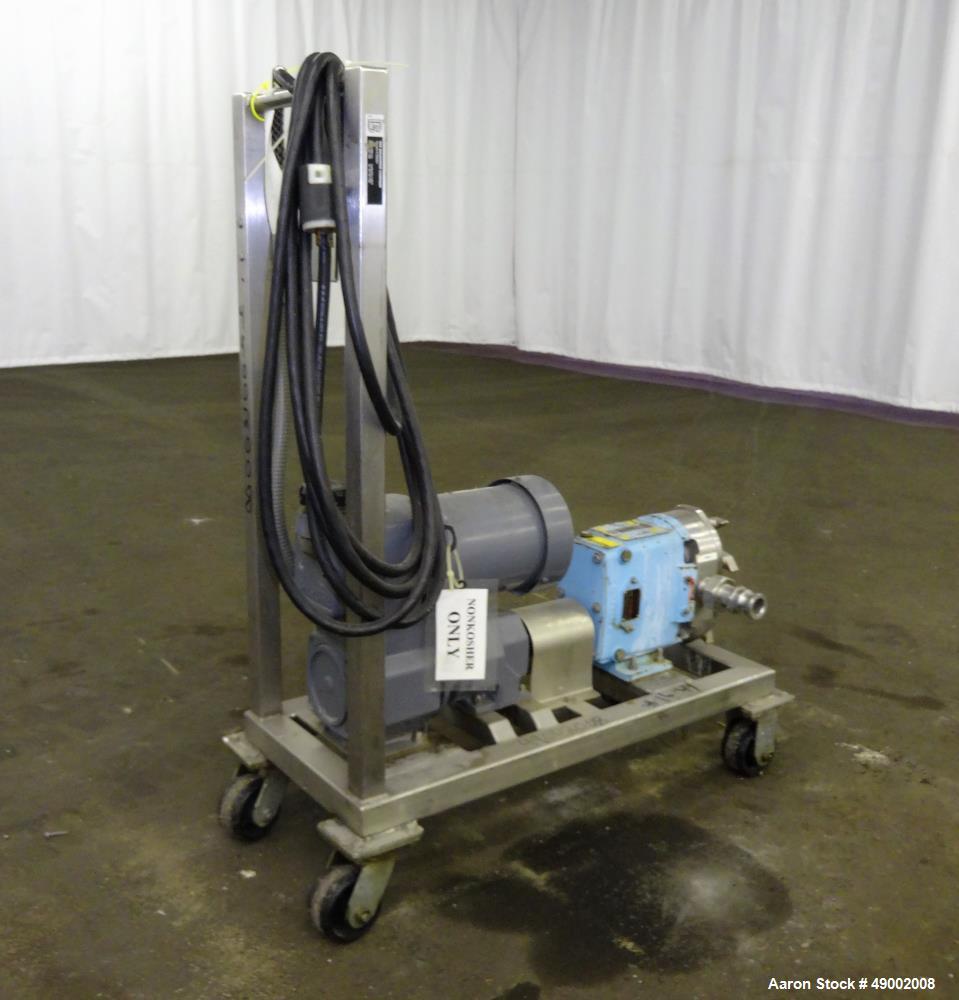 Used Waukesha Cherry Burrell Positive Displacement Pump, Model 30