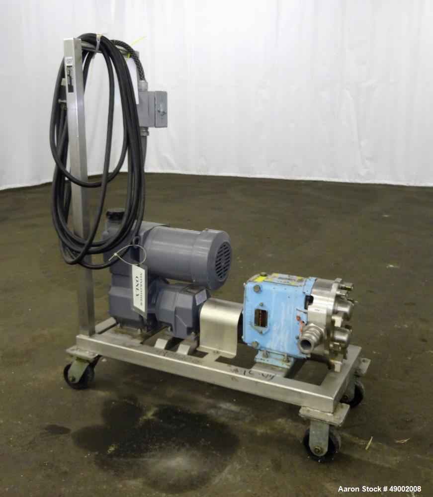 Used Waukesha Cherry Burrell Positive Displacement Pump, Model 30
