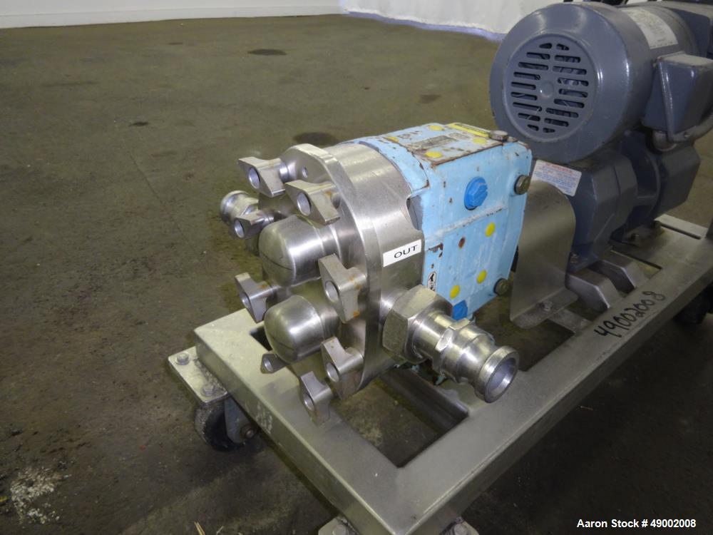 Used Waukesha Cherry Burrell Positive Displacement Pump, Model 30