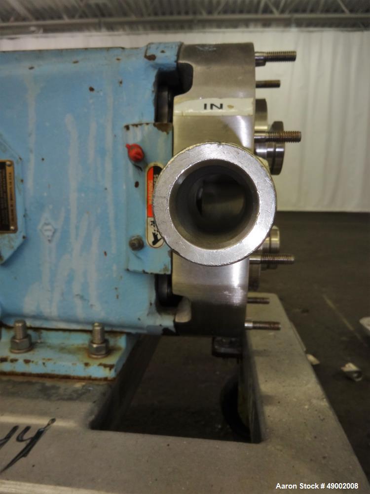Used Waukesha Cherry Burrell Positive Displacement Pump, Model 30