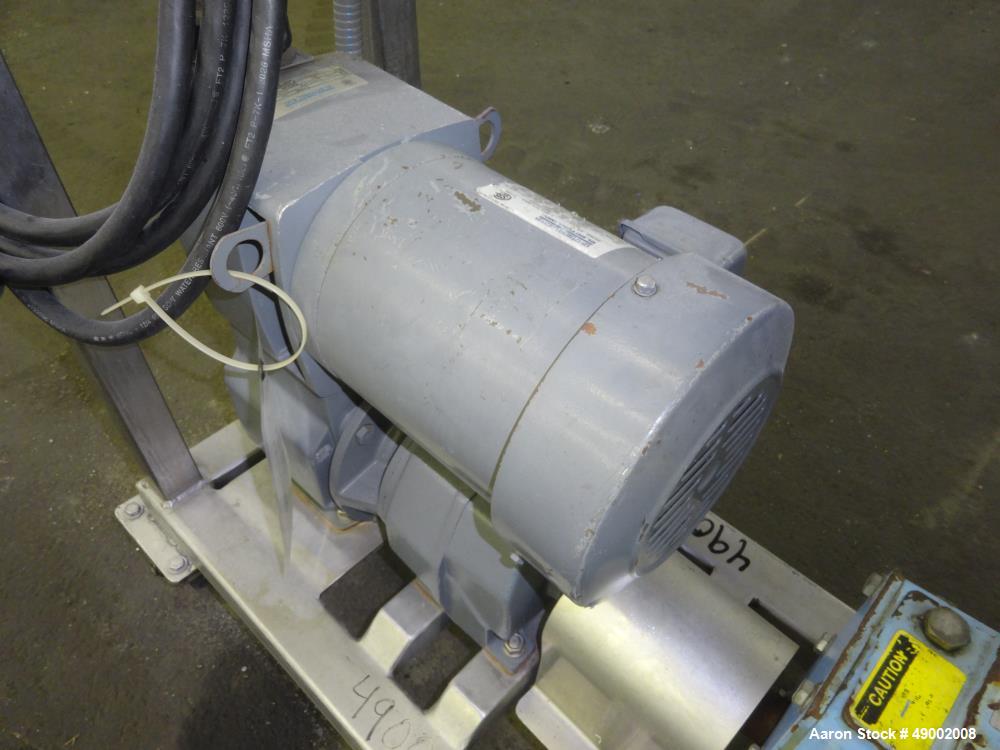 Used Waukesha Cherry Burrell Positive Displacement Pump, Model 30