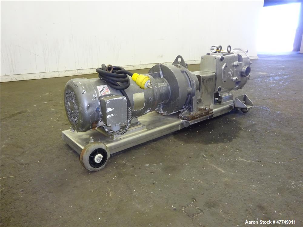 Used Waukesha Universal Rotary Positive Displacement Pump, Model 130