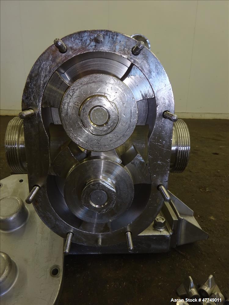 Used Waukesha Universal Rotary Positive Displacement Pump, Model 130