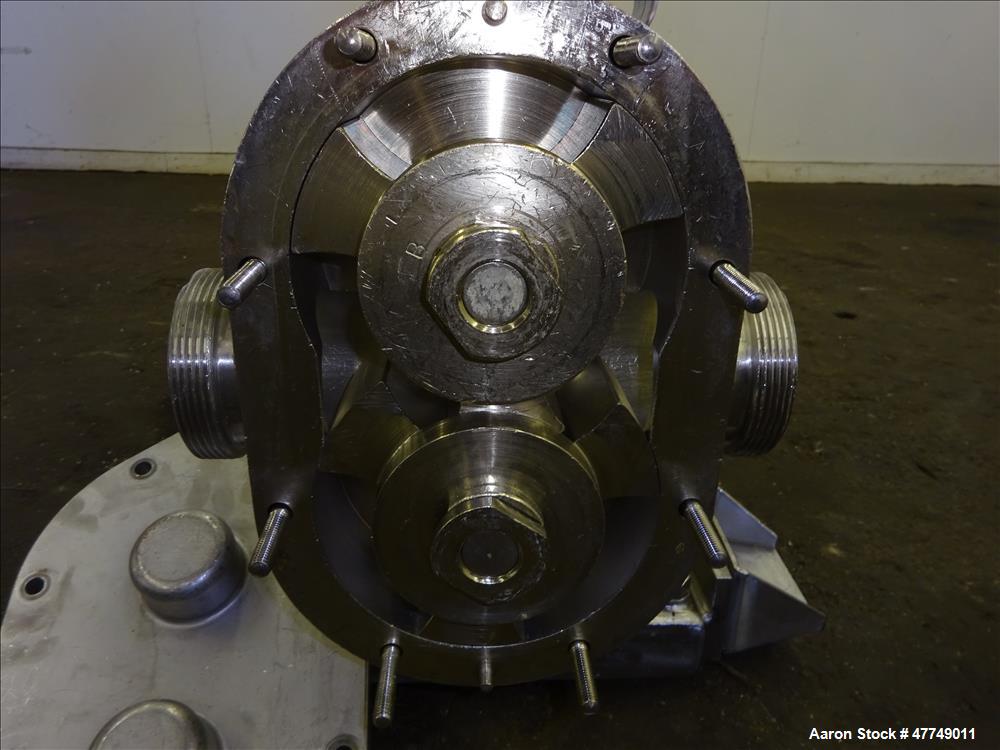 Used Waukesha Universal Rotary Positive Displacement Pump, Model 130