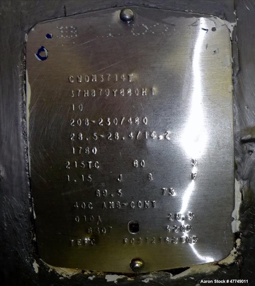 Used Waukesha Universal Rotary Positive Displacement Pump, Model 130
