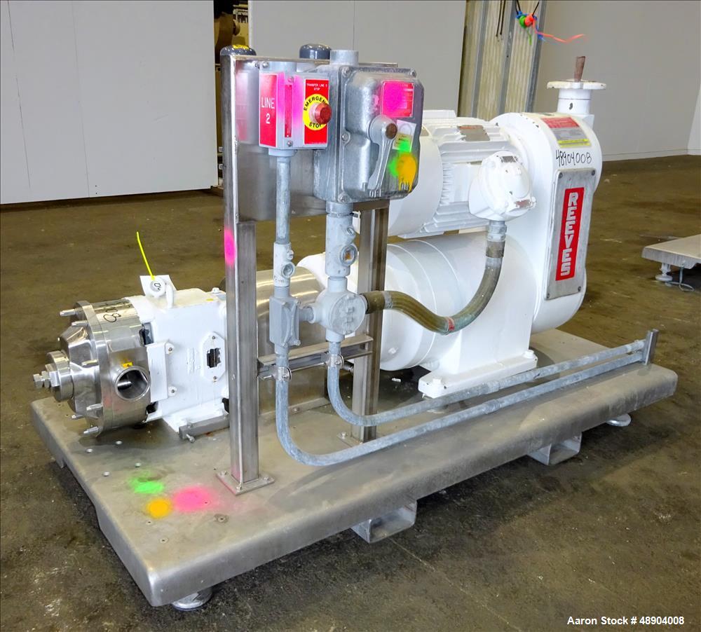 Used Waukesha / Cherry Burrell Universal Rotary Positive Displacement Pump