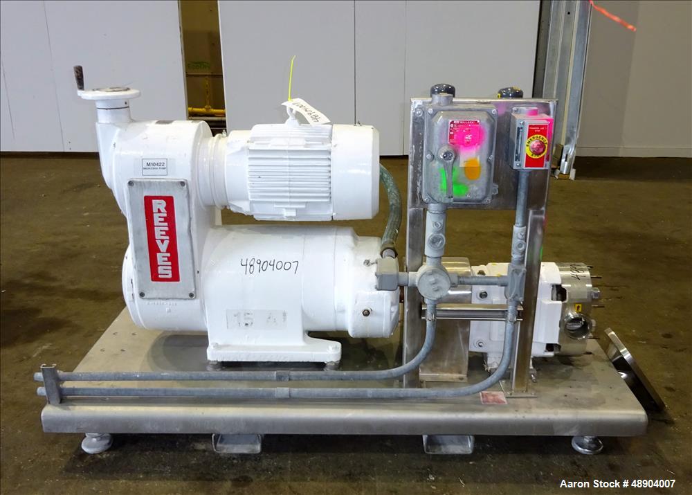 Used Waukesha / Cherry Burrell  positive displacement pump, Model 130U, 316 Sta