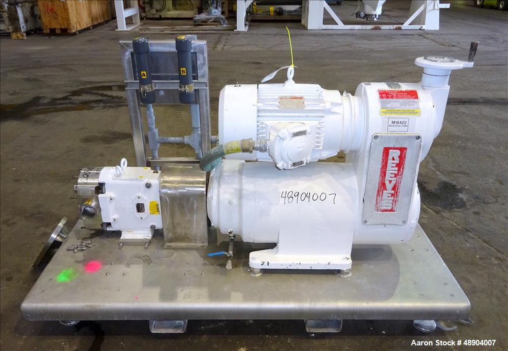 Used- Waukesha / Cherry Burrell  positive displacement pump, Model 130U, 316 Sta