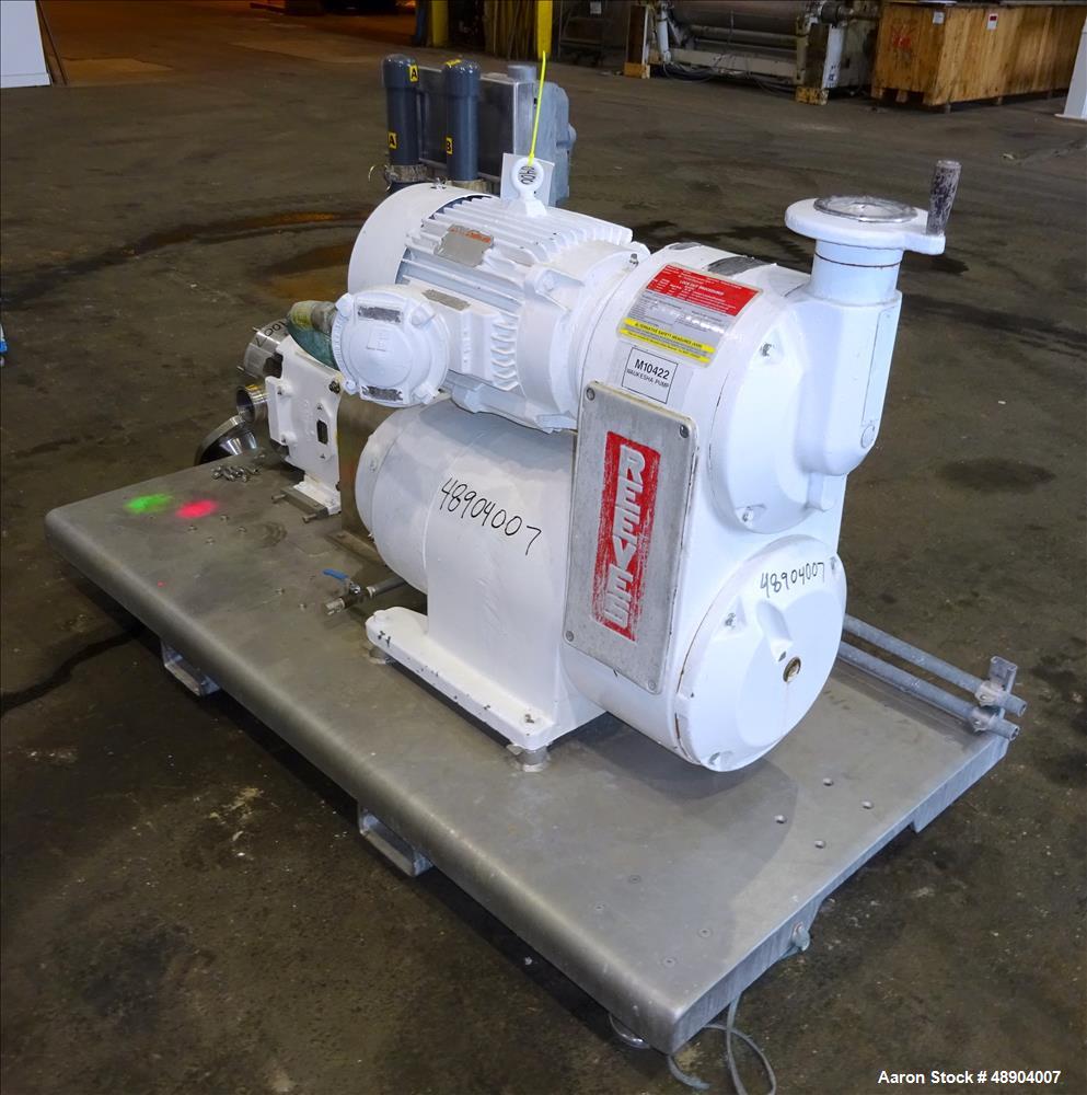 Used- Waukesha / Cherry Burrell  positive displacement pump, Model 130U, 316 Sta