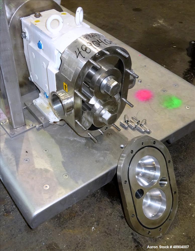 Used Waukesha / Cherry Burrell  positive displacement pump, Model 130U, 316 Sta
