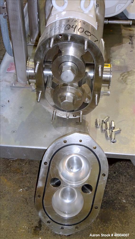 Used Waukesha / Cherry Burrell  positive displacement pump, Model 130U, 316 Sta