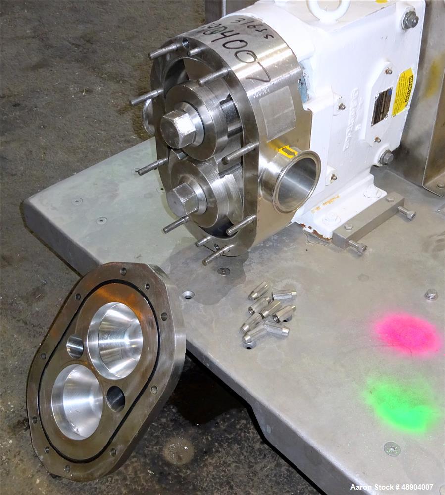 Used Waukesha / Cherry Burrell  positive displacement pump, Model 130U, 316 Sta
