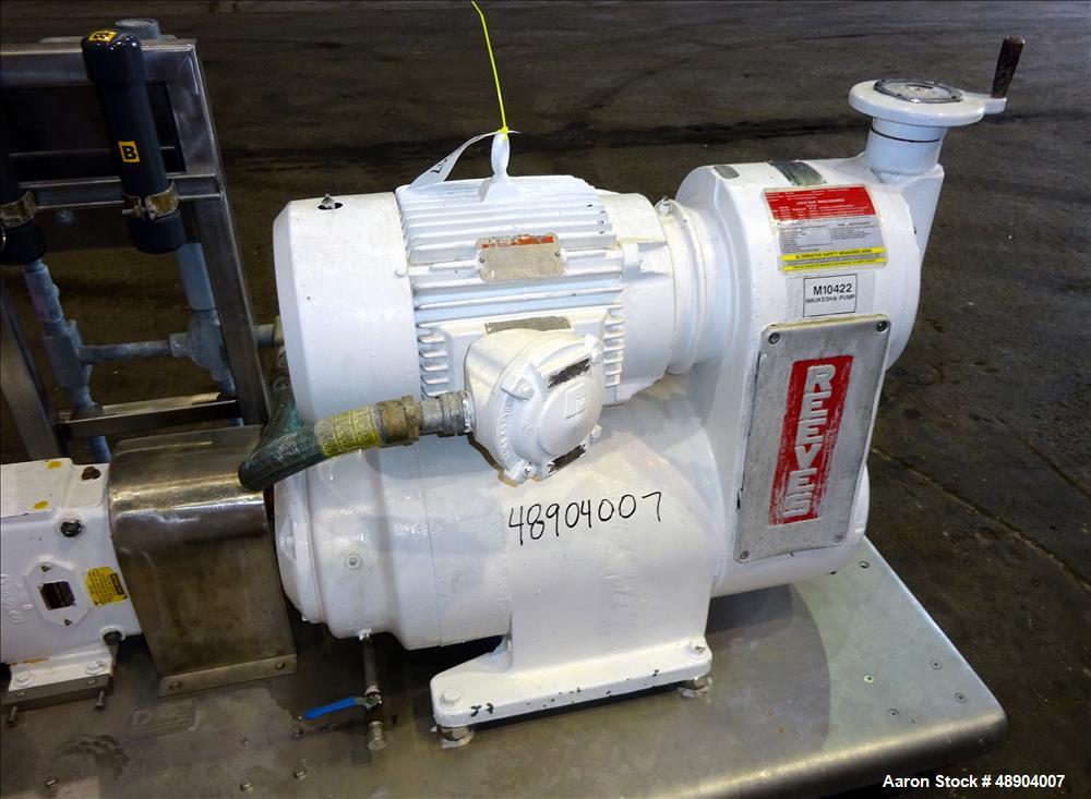 Used- Waukesha / Cherry Burrell  positive displacement pump, Model 130U, 316 Sta