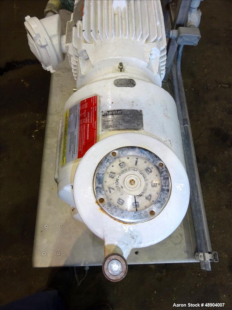 Used- Waukesha / Cherry Burrell  positive displacement pump, Model 130U, 316 Sta