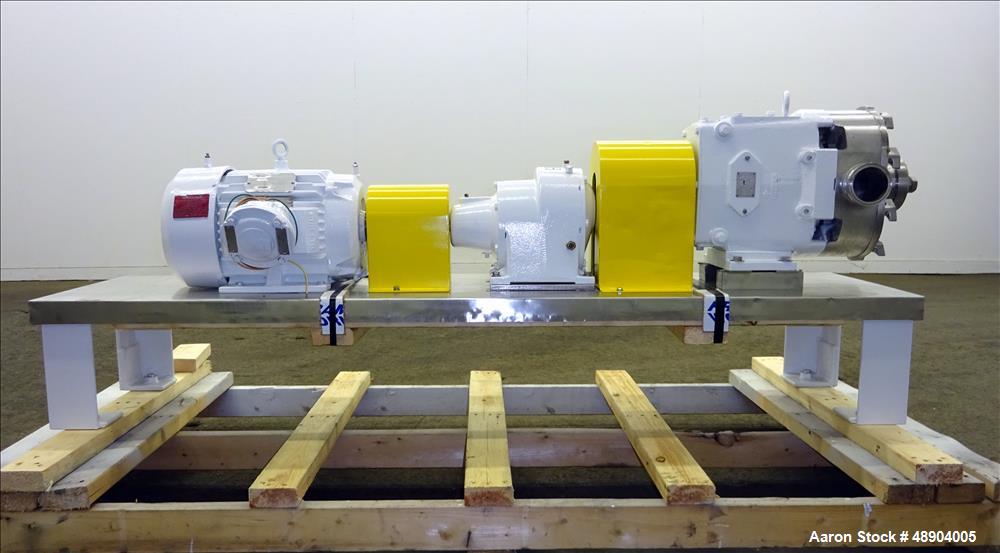 Used Waukesha Cherry Burrell Universal Rotary Positive Displacement Pump, Model
