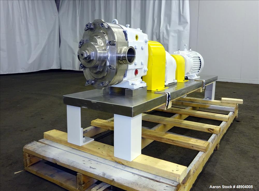 Used Waukesha Cherry Burrell Universal Rotary Positive Displacement Pump, Model