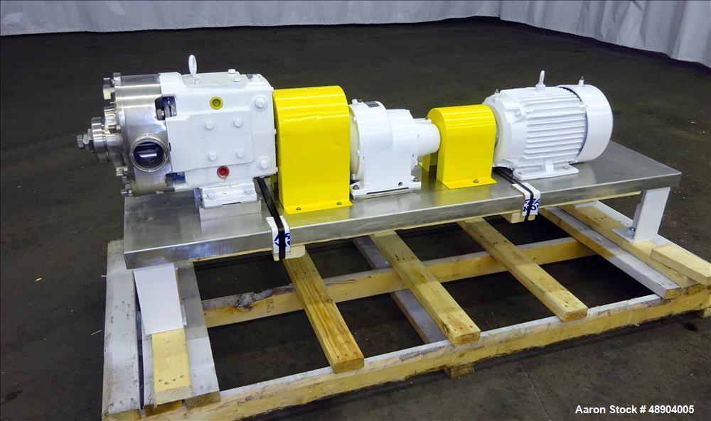 Used Waukesha Cherry Burrell Universal Rotary Positive Displacement Pump, Model