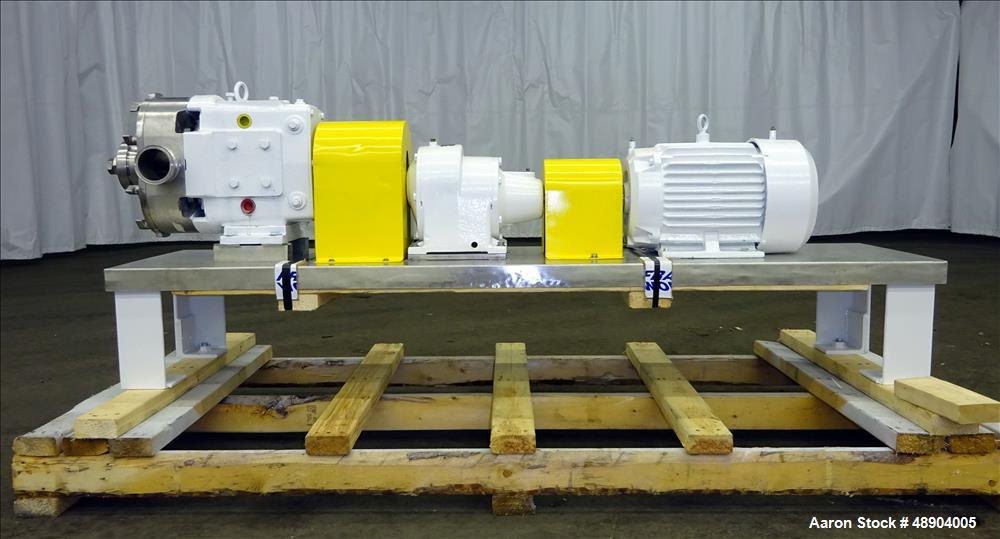 Used Waukesha Cherry Burrell Universal Rotary Positive Displacement Pump, Model