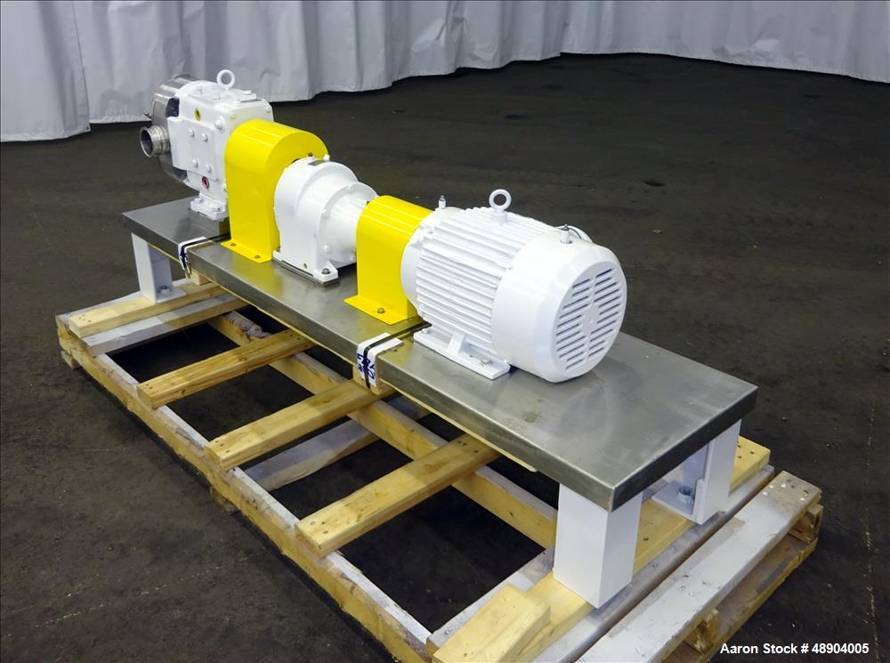 Used Waukesha Cherry Burrell Universal Rotary Positive Displacement Pump, Model