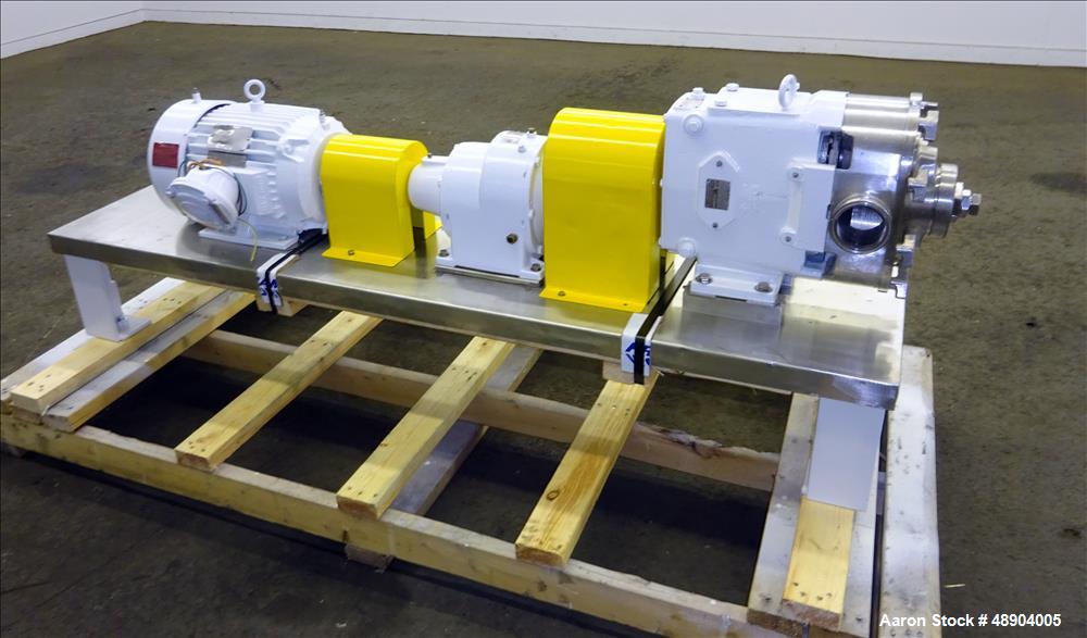 Used Waukesha Cherry Burrell Universal Rotary Positive Displacement Pump, Model