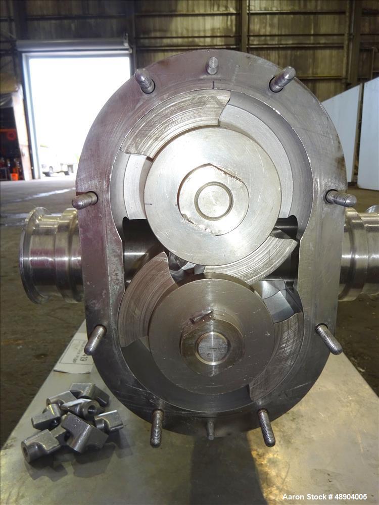 Used Waukesha Cherry Burrell Universal Rotary Positive Displacement Pump, Model