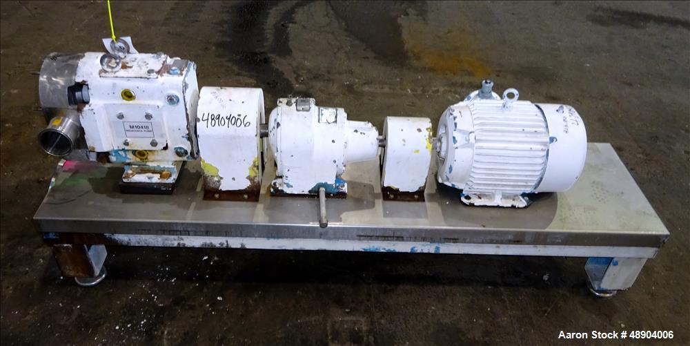 Used Waukesha Cherry Burrell Universal Rotary Positive Displacement Pump, Model
