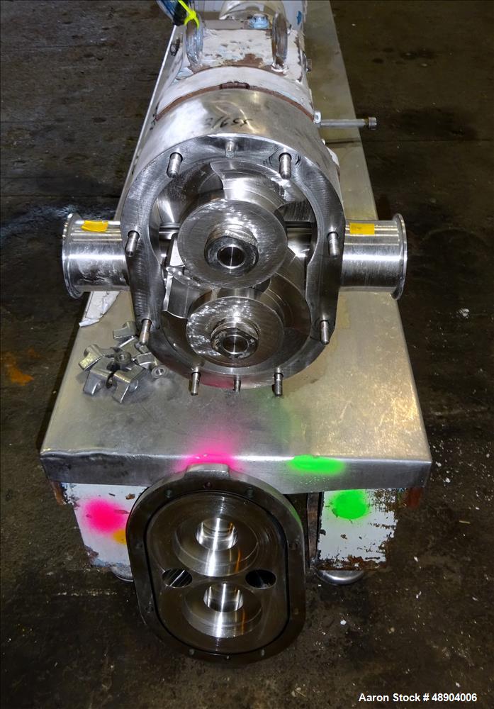Used Waukesha Cherry Burrell Universal Rotary Positive Displacement Pump, Model