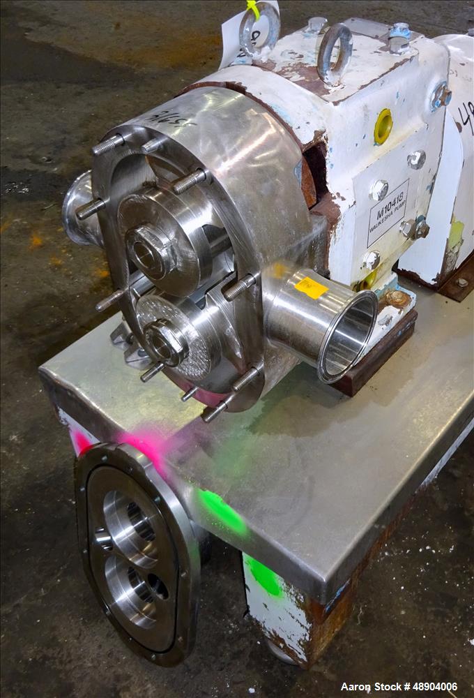Used Waukesha Cherry Burrell Universal Rotary Positive Displacement Pump, Model