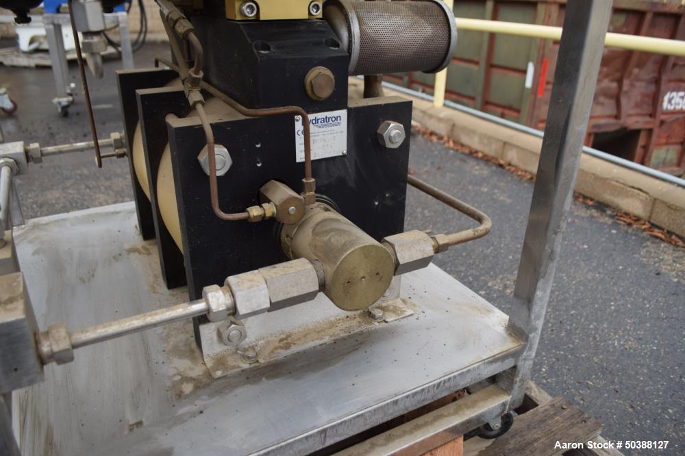 Used Hydratron Double Airhead Double Acting Series Air Driven Liquid Pump