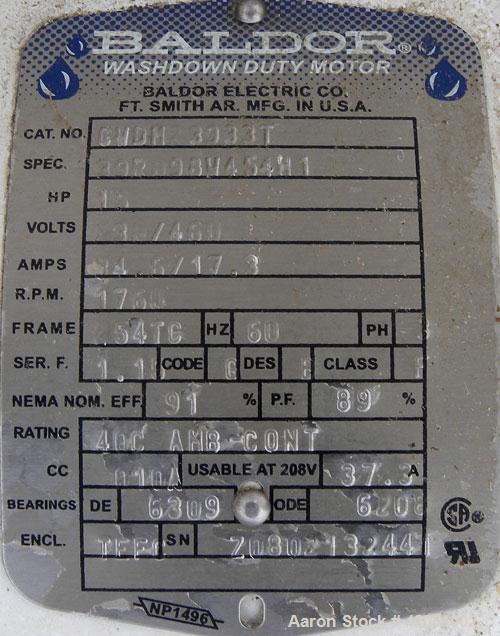 Used Stainless Steel Doering Machines Pumping System