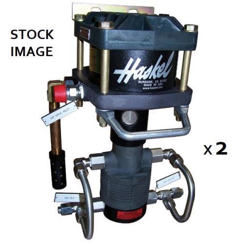 Used Lot of (2) Haskel EXT420 Butane/Propane Extraction High Pressure Positive D