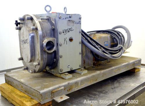 Used Stainless Steel Fristam Circumferential Piston Positive Displacement Pump,