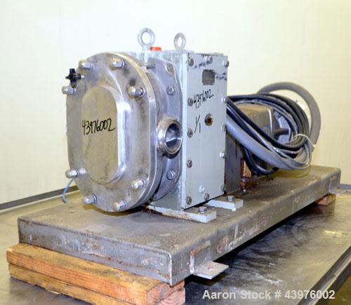Used Stainless Steel Fristam Circumferential Piston Positive Displacement Pump,