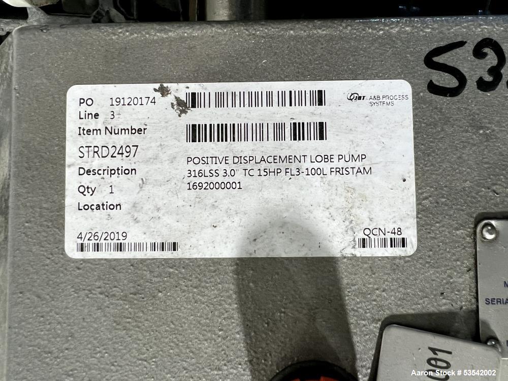 Fristam Model FL3 100L Positive Displacement Pump