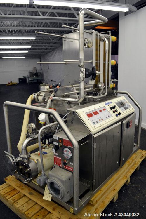 Used G&H Products Rotary Positive Displacement Pump, Model GHPD-632, 316 Stainless Steel. 3" Tri-clamp inlet/outlet. Approximate capacity 193 gallons per minute, nominal displacement 19.5 gallons per...