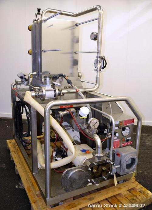 Used G&H Products Rotary Positive Displacement Pump, Model GHPD-632, 316 Stainless Steel. 3" Tri-clamp inlet/outlet. Approximate capacity 193 gallons per minute, nominal displacement 19.5 gallons per...