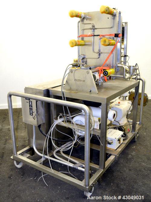 Used G&H Products Rotary Positive Displacement Pump, Model GHPD-722, 316 Stainless Steel. 3" Tri-clamp inlet/outlet. Approximate capacity 212 gallons per minute, nominal displacement 28.38 gallons pe...