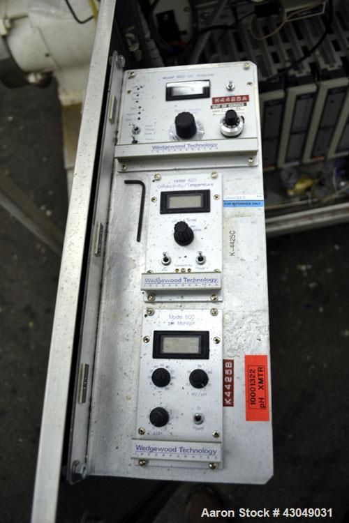Used G&H Products Rotary Positive Displacement Pump, Model GHPD-722, 316 Stainless Steel. 3" Tri-clamp inlet/outlet. Approximate capacity 212 gallons per minute, nominal displacement 28.38 gallons pe...