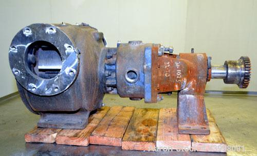 Used Rotary Gear  Pump Body Only, 316 Stainless Steel.  6" Flange inlet/outlet.