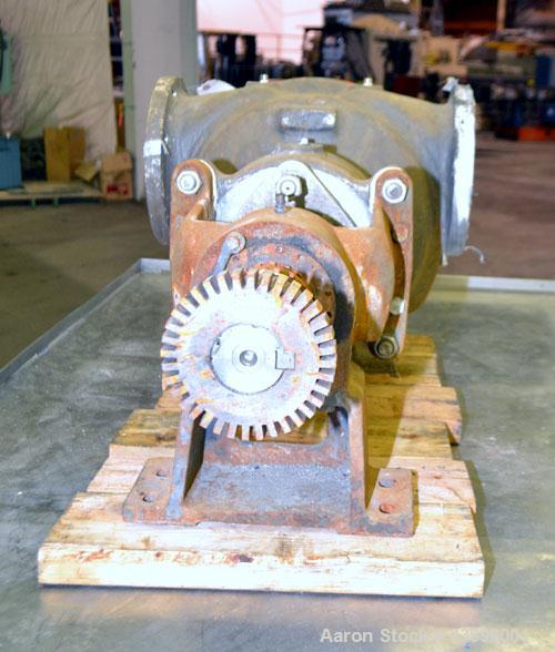Used Rotary Gear  Pump Body Only, 316 Stainless Steel.  6" Flange inlet/outlet.