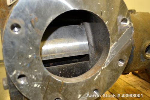 Used Rotary Gear  Pump Body Only, 316 Stainless Steel.  6" Flange inlet/outlet.
