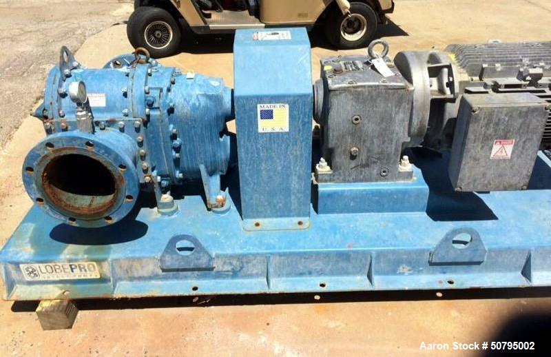 Used- LobePro Positive Displacement Rotary Lobe Pump