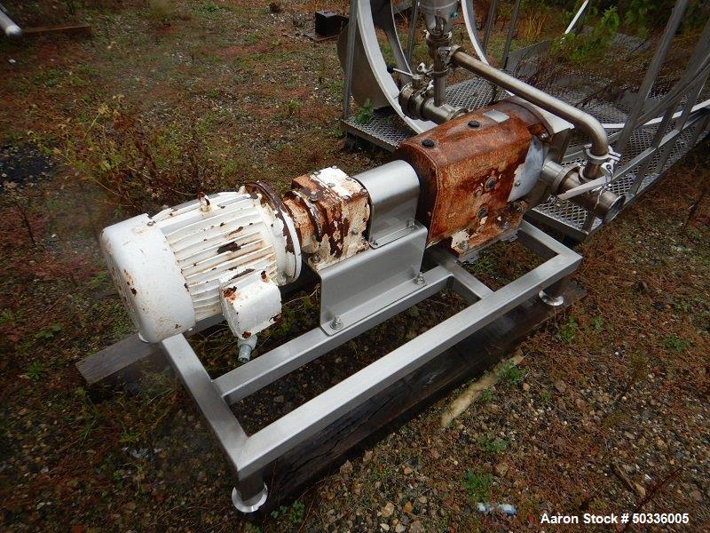 Used- Alfa Laval Rotary Lobe Positive Displacement Pump, Model SRU5/116/LS