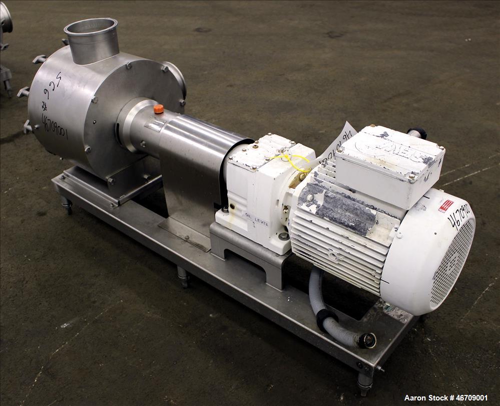 Used Sine Ecosine Sanitary Rotary Positive Displacement Pump